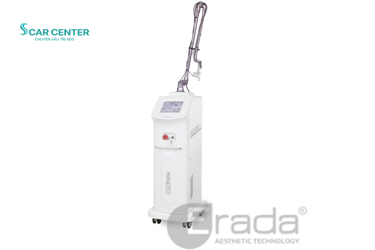 Laser Fractional CO2 dựa trên nguyên lý sử dụng bước sóng năng lượng cao