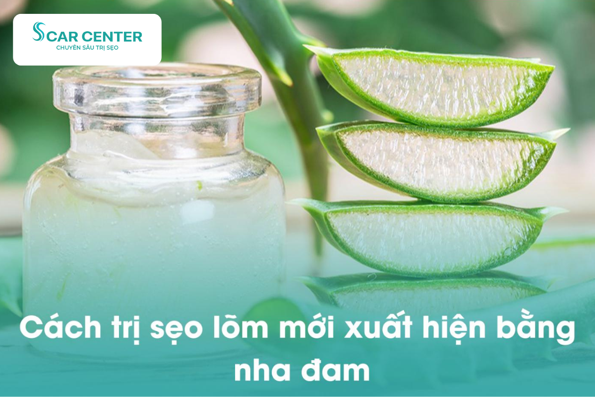 Trị sẹo lõm ở trán đơn giản tại nhà